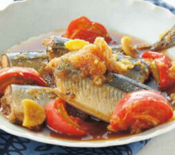 さんまのトマポン煮